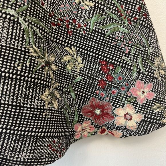 Hannah Banana by Sara Sara Jewels Floral Plaid Sequins Tween Dress - Picture 4 of 7